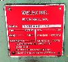  WELEX Extruder, Model RHNV, 2.5" diameter, 24:1 L/D, 40 hp